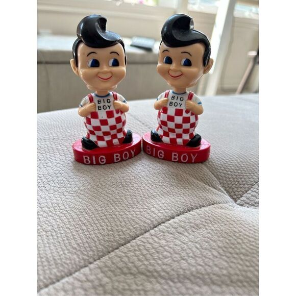 2004 Big Boy Restaurant 4 1/4" Plastic Bobble Head Toy Vintage Nostalgia. Great - Picture 2 of 9